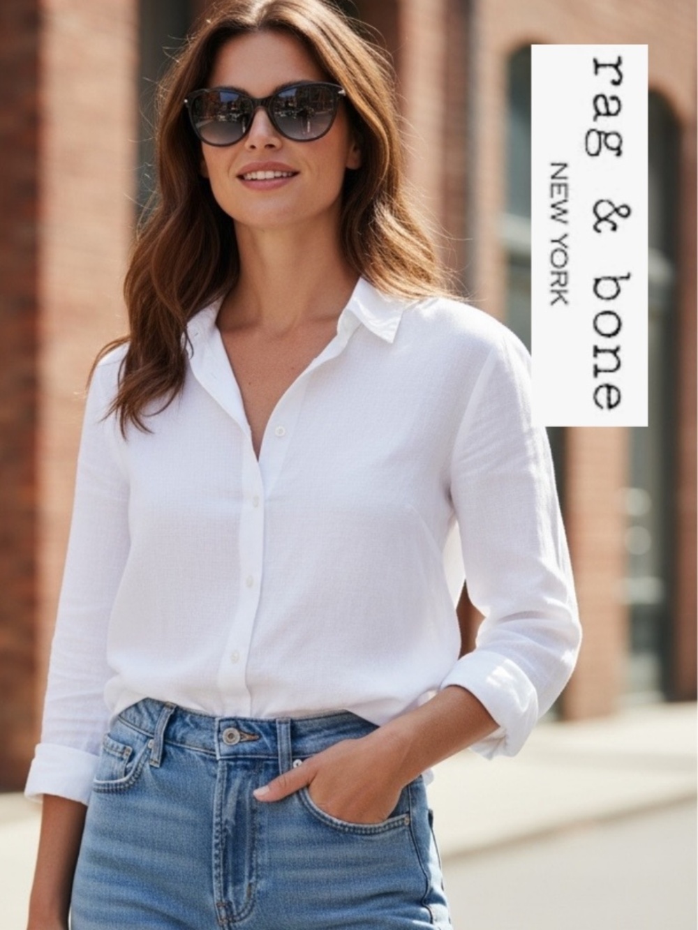 Rag & Bone grey gradient cat eye sunglasses, GD1236